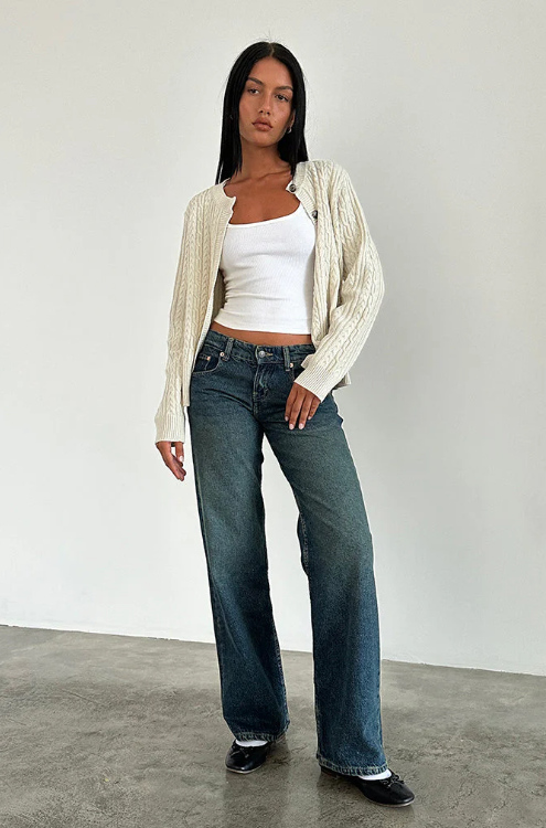 Low-Rise Denim Jeans for Women | Comfortable & Versatile