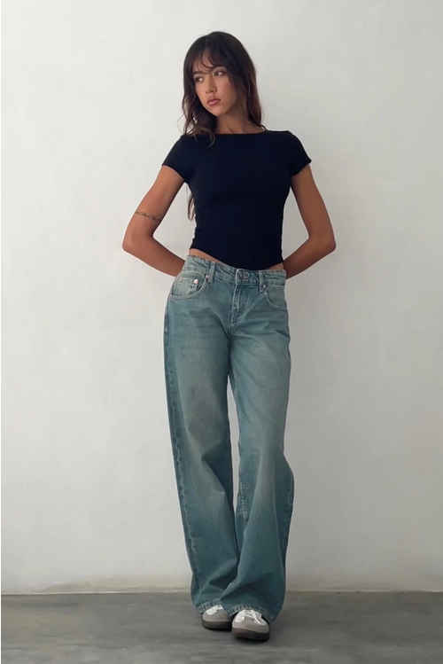 Low-Rise Denim Jeans for Women | Comfortable & Versatile