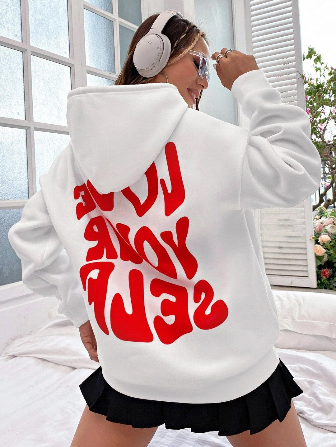Cozy Oversized Women's Pullover Hoodie