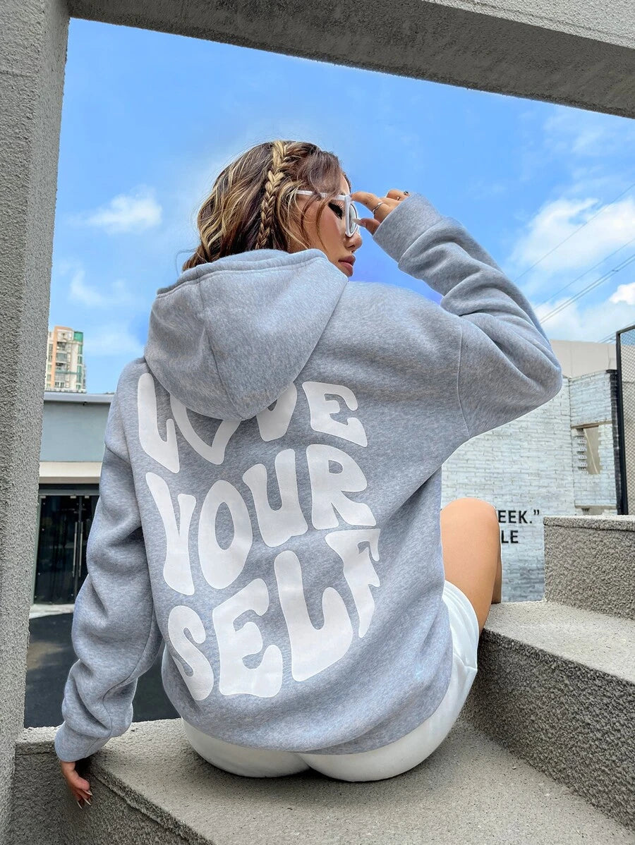 Cozy Oversized Women's Pullover Hoodie