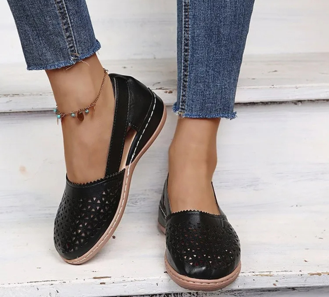 Chaussures orthopédiques pour femmes, tissu respirant, Support rembourré, ajustement Flexible