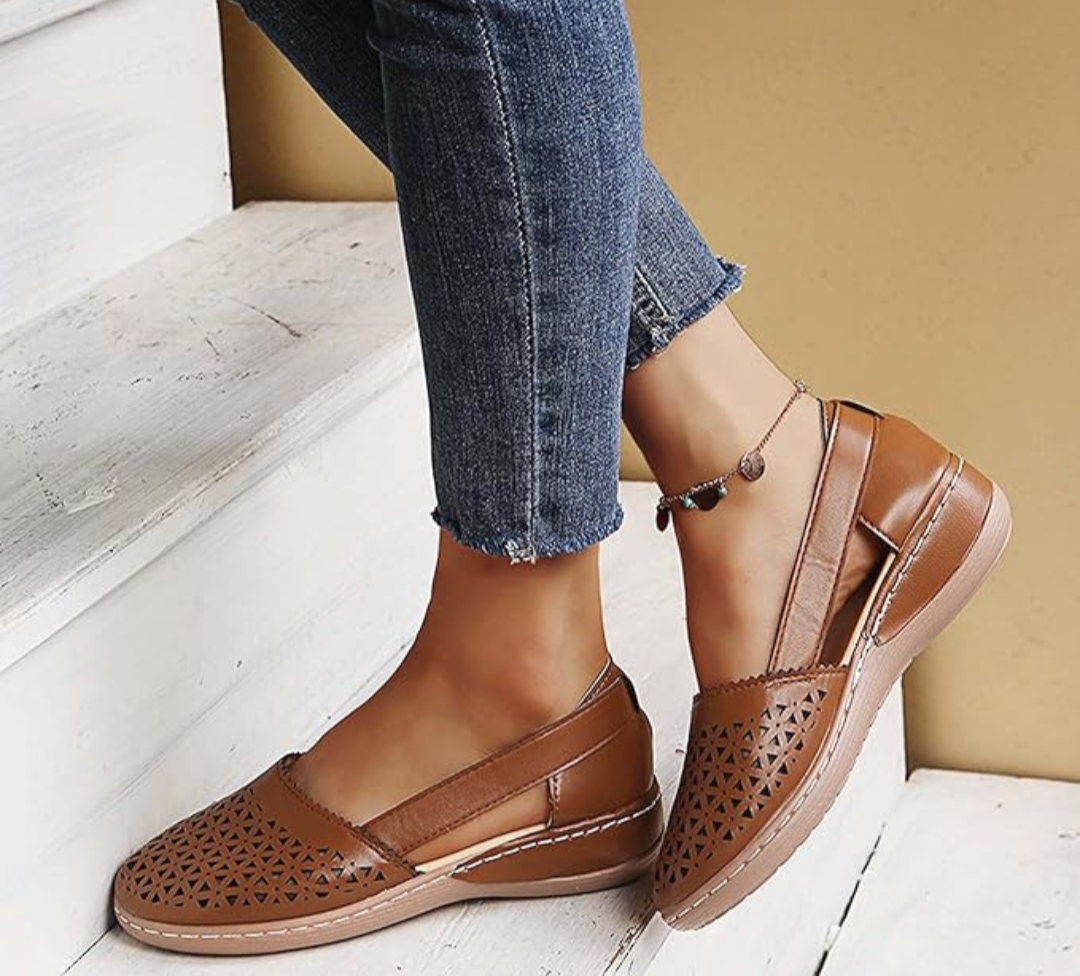 Chaussures orthopédiques pour femmes, tissu respirant, Support rembourré, ajustement Flexible