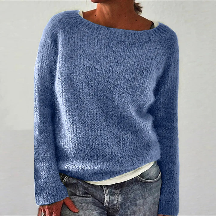Relaxed Fit Knit Sweater for Women