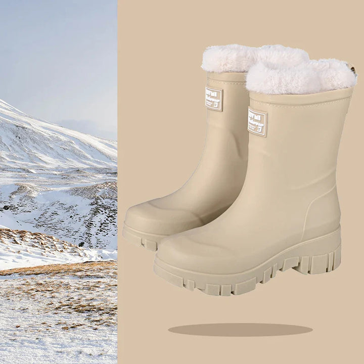 Women’s Waterproof Insulated Slip-On Snow Boots