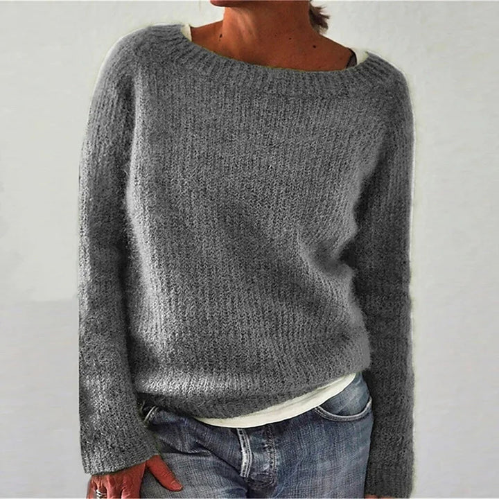 Relaxed Fit Knit Sweater for Women