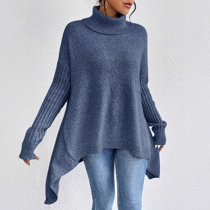 Oversized-Strickpullover mit Rollkragen für Damen – ideal für jeden Tag