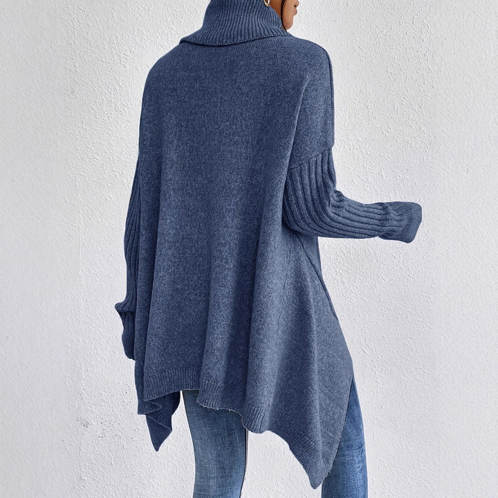 Oversized-Strickpullover mit Rollkragen für Damen – ideal für jeden Tag