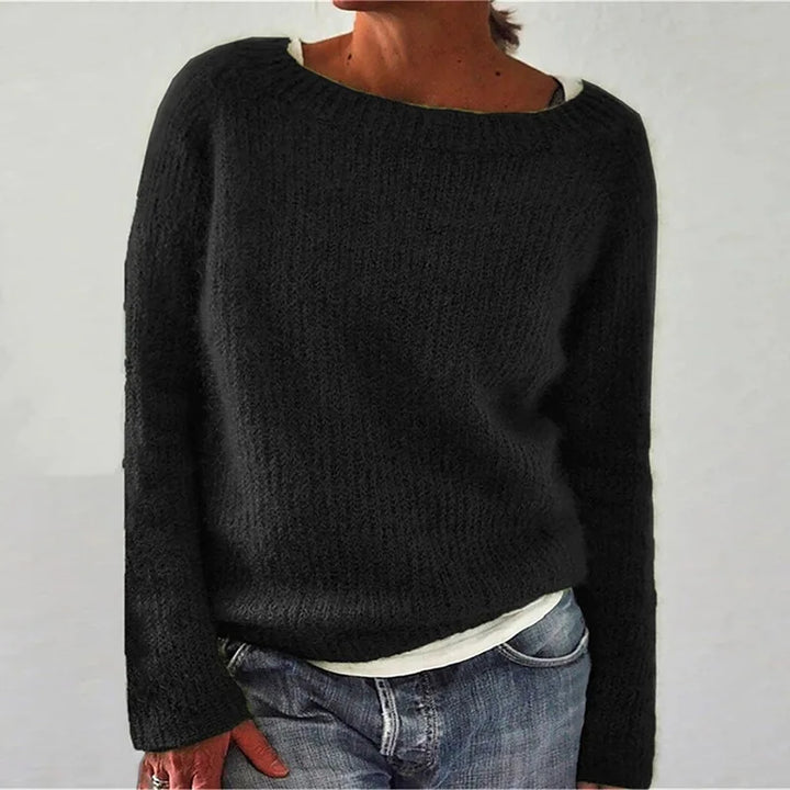 Relaxed Fit Knit Sweater for Women