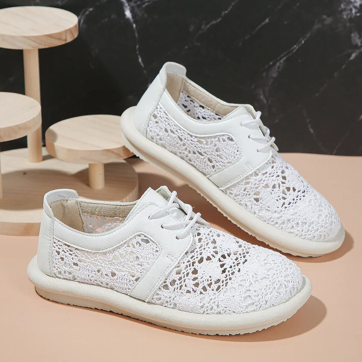 Ortopedyczne, lekkie, wsuwane buty z siateczki zapewniające wygodę przez cały dzień