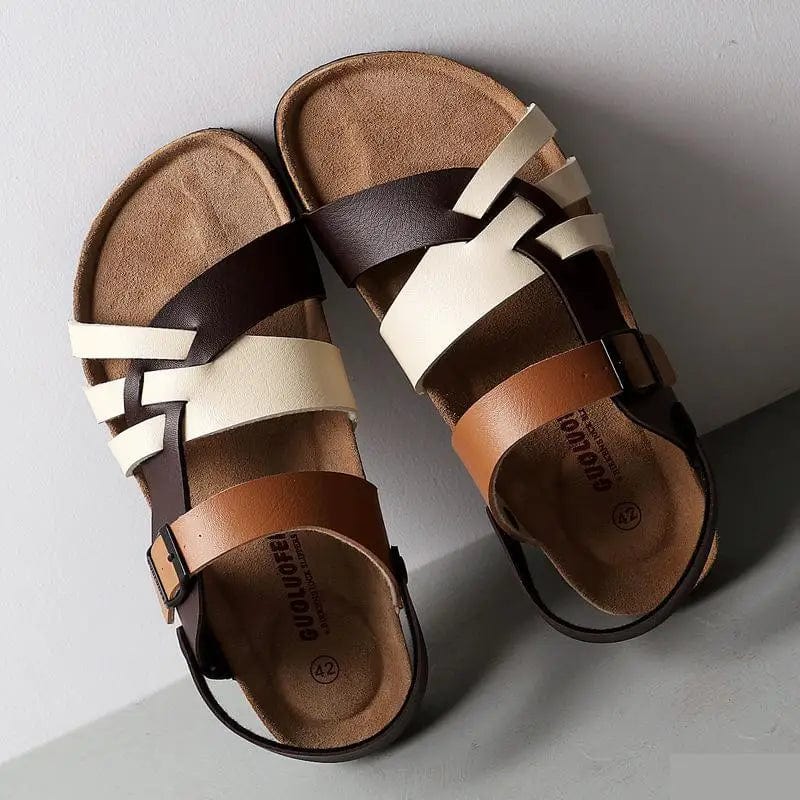 Women’s Open Toe Sandals with Comfortable Buckle Strap
