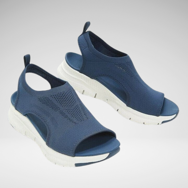 Ortopediske sportssandaler for kvinner med pustende mesh og sklisikker yttersåle for komfort