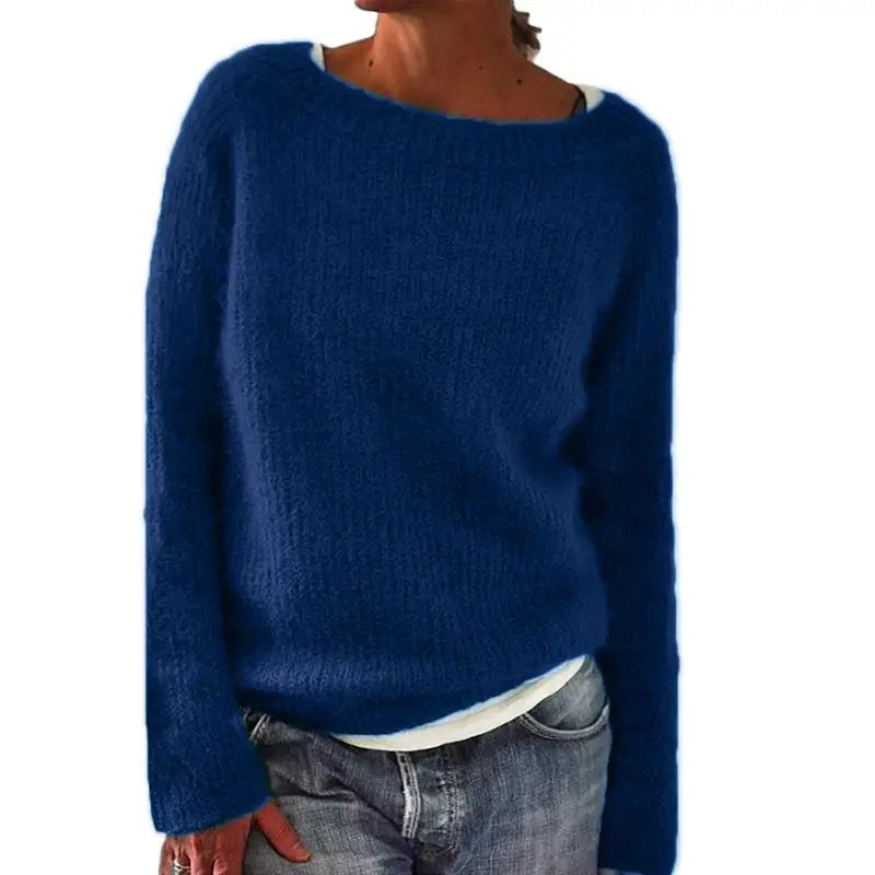 Relaxed Fit Knit Sweater for Women