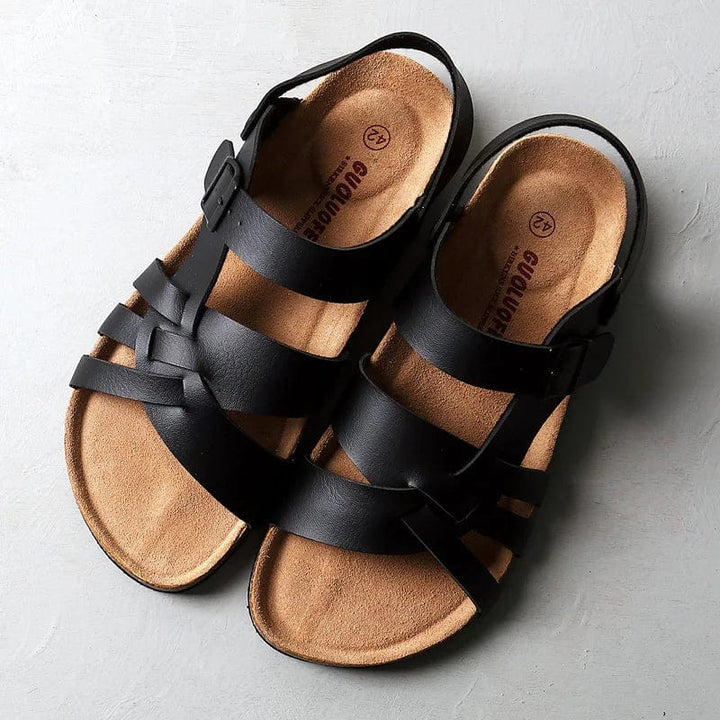 Women’s Open Toe Sandals with Comfortable Buckle Strap