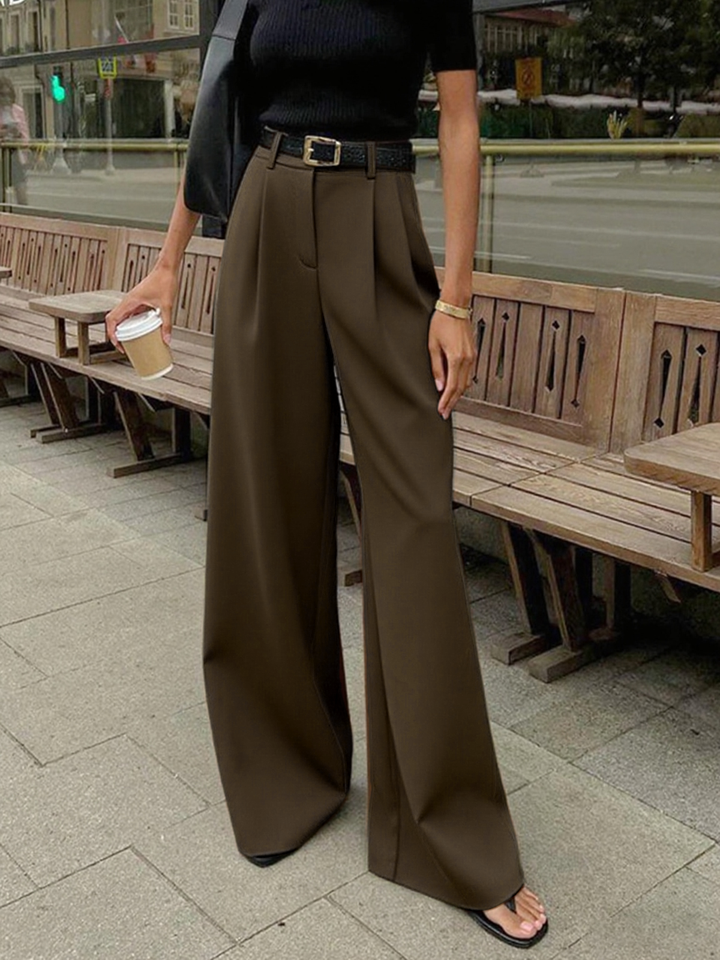 Wide Leg Pants Women’s Trousers in Wide-Leg Fit, Lightweight, Versatile Style