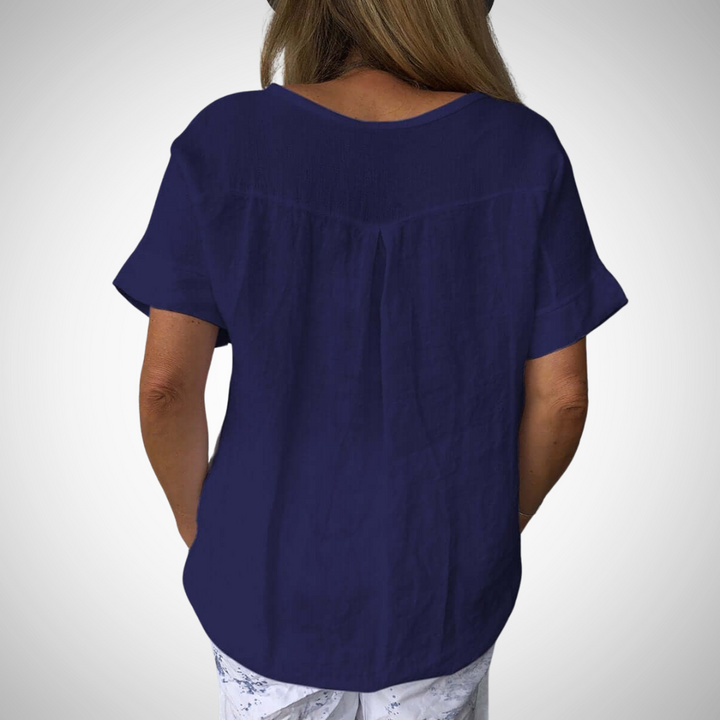 Casual Cotton Top for Women | Breathable, Lightweight, Relaxed Fit