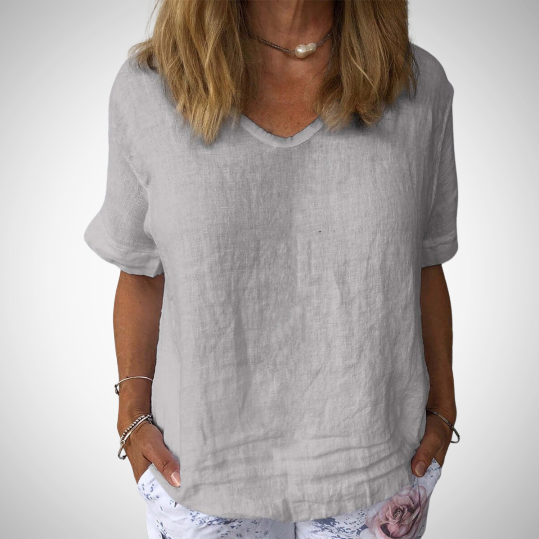 Casual Cotton Top for Women | Breathable, Lightweight, Relaxed Fit