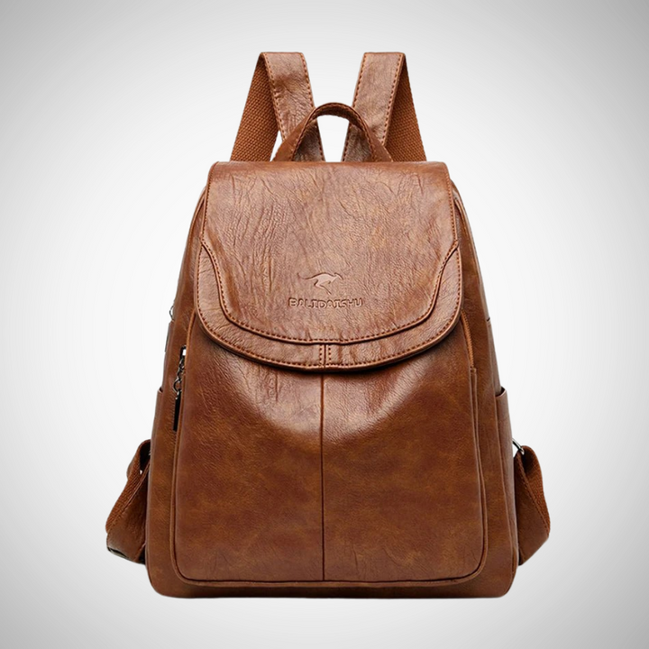 Skórzany plecak w stylu vintage, damski, przestronne, trwałe, regulowane paski