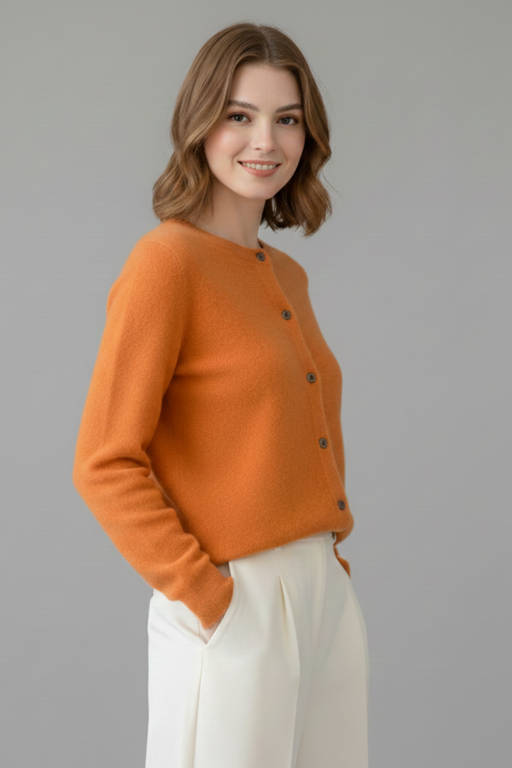 Women's Button-Front Soft Knit Sweater