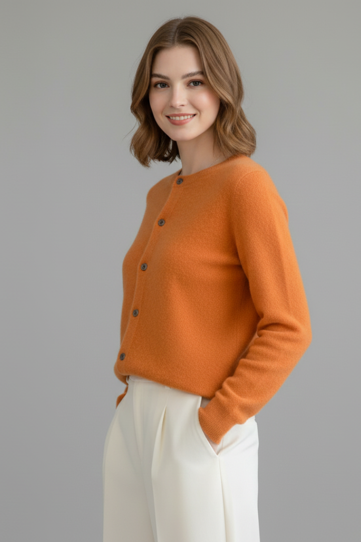 Women's Button-Front Soft Knit Sweater