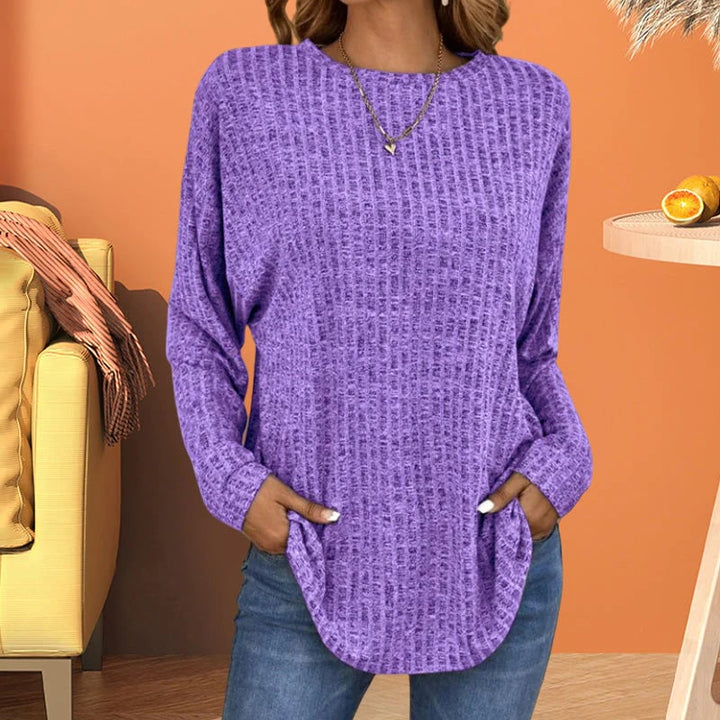 Pull en tricot douillet et décontracté pour femme