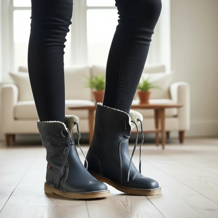 Bottines légères et chaudes pour femmes, pour la marche quotidienne