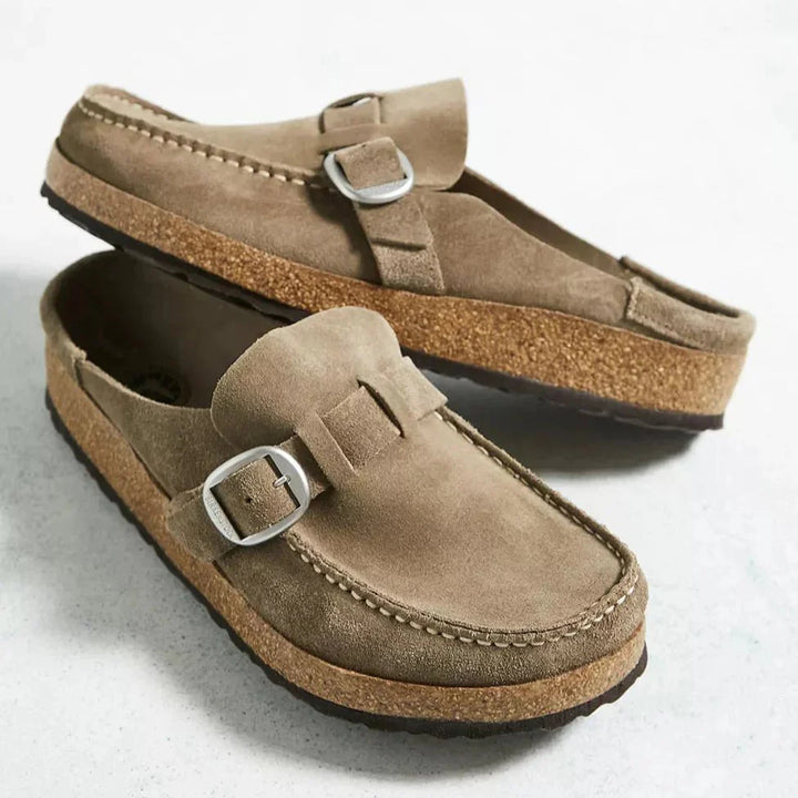 Orthopedic Slip-On Mules | Beige | Comfort shoes