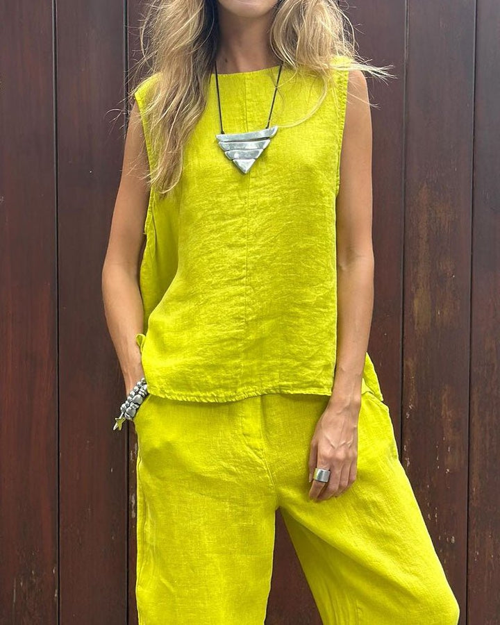 Two-Piece Set Clothing Women Polyester Loose Fit Elegant Casual Style