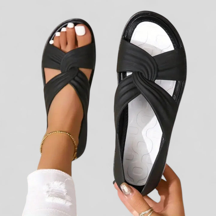 Gepolsterte Damen-Sandalen mit Stützfunktion für ganztägigen Tragekomfort