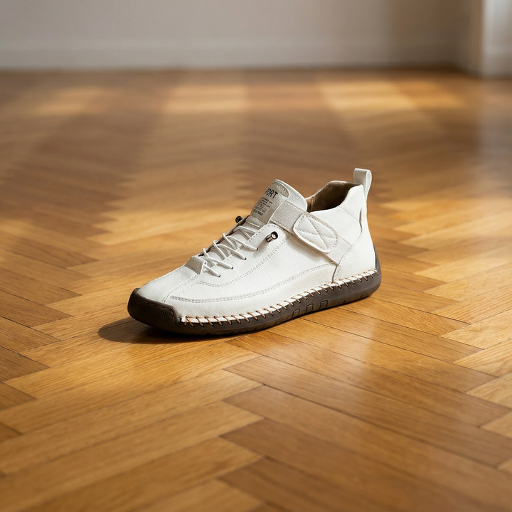 Naisten mukavat vegaaniset nahkaiset nauhalenkkarit