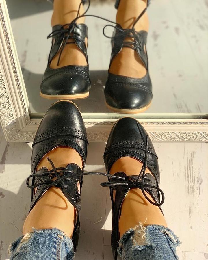 Stylowe buty wspierające w stylu vintage, unisex, skóra wegańska