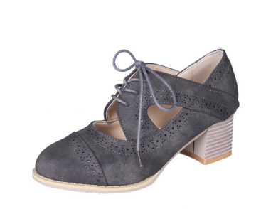 Stylowe buty wspierające w stylu vintage, unisex, skóra wegańska