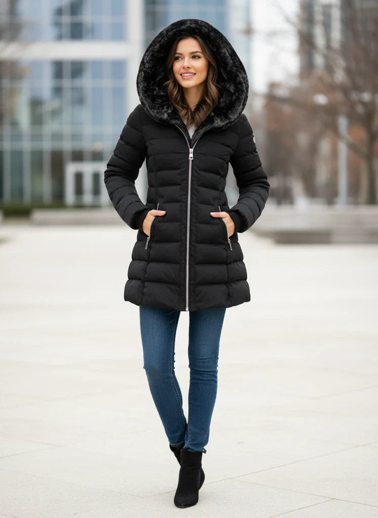 Women’s Insulated Waterproof Hooded Puffer Jacket