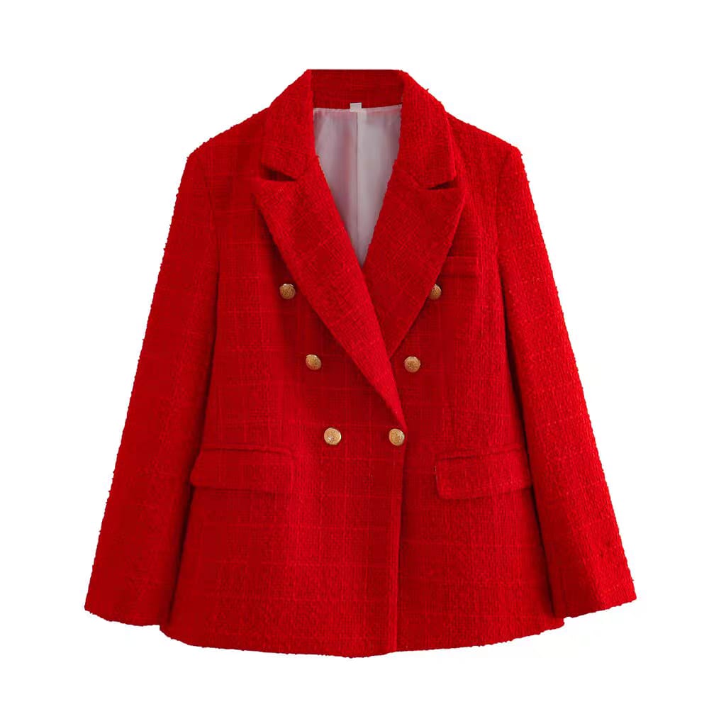 Stylish Women's Fitted Blazer Jacket