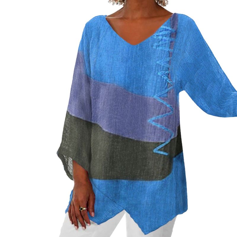 Camicetta elegante da donna con scollo a V: stile versatile e bello