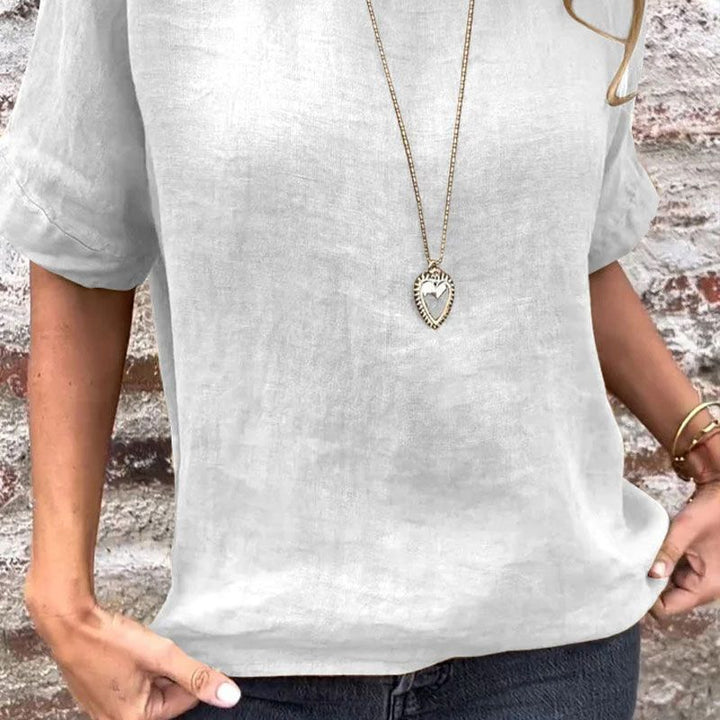 Women's Casual Breathable Cotton Linen Blouse