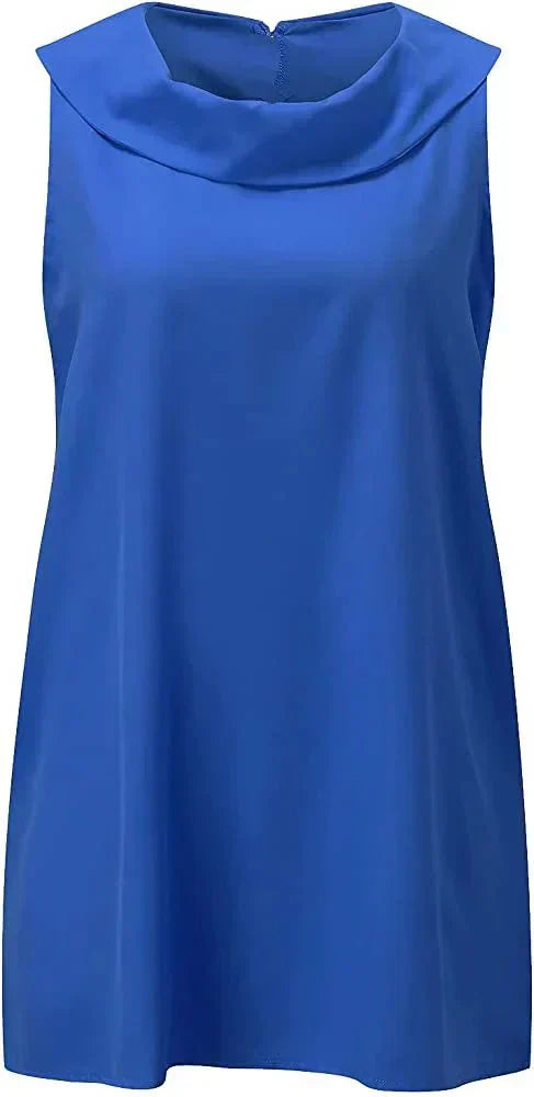 Women's Breathable Cotton Linen Midi Dress