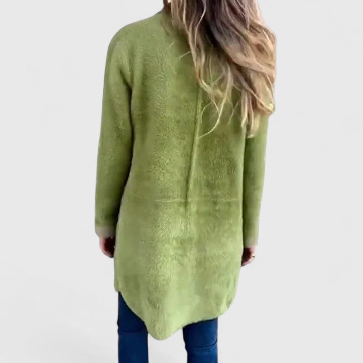 Women's Flattering Mid-Length Knit Blazer