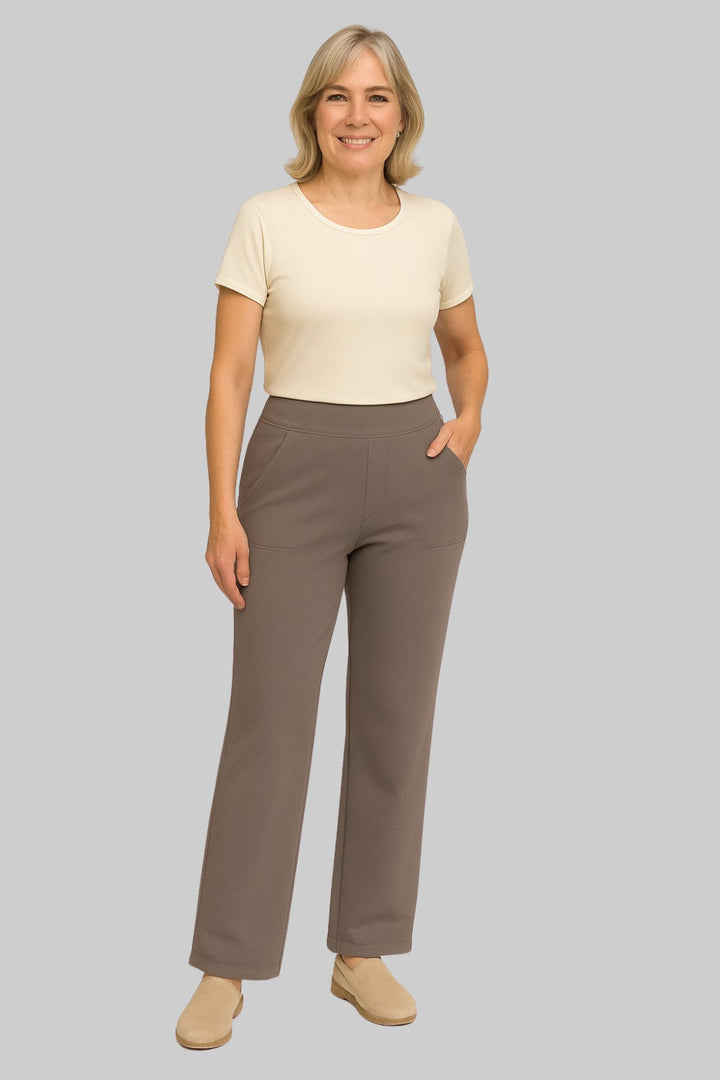 Women’s Comfortable Stretch Pants | Lightweight | Slip-On Fit